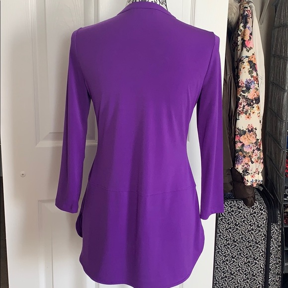 Ralph Lauren Royal Purple Blouse - Picture 8 of 10